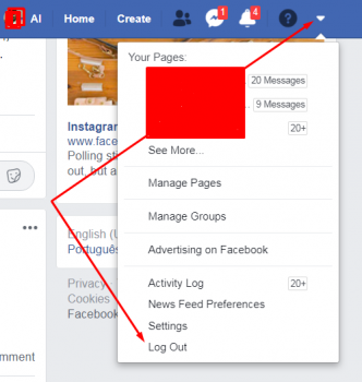 How to Log out of Facebook [Detail Guideline] - Cloud School Pro