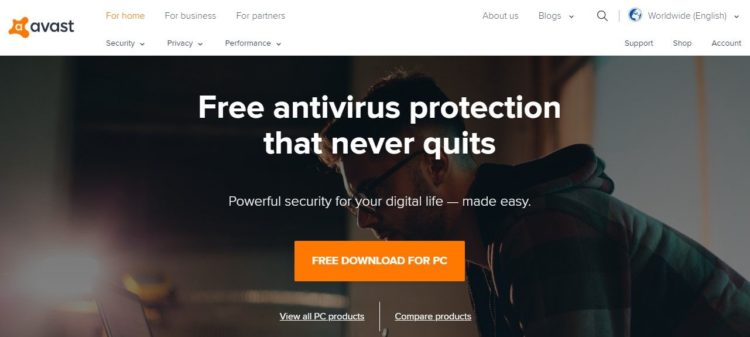 avast antivirus