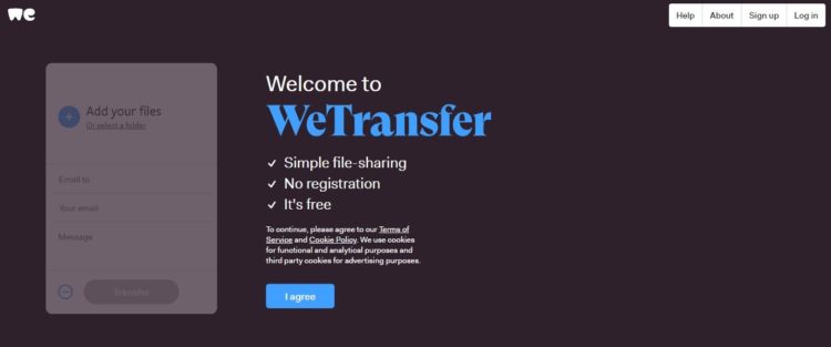 we transfer file sharing